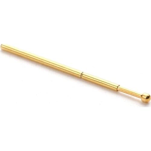100 Pcs/pack of PA50-D2 Big Round Head Spring Test Pin Needle Tube Outer Diameter 0.68mm Total Length 16.5mm PCB Probe