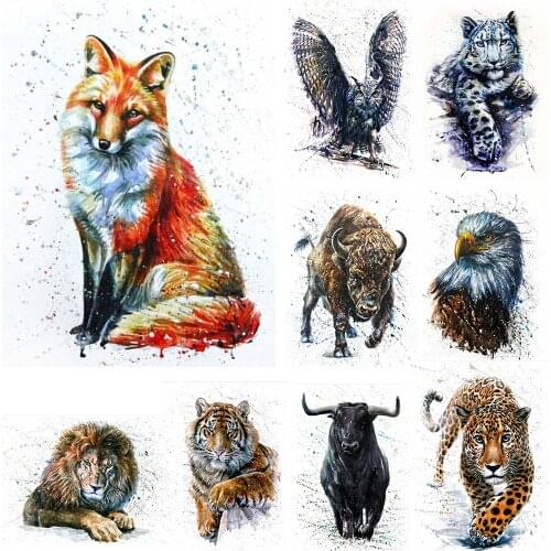 5D DIY Diamond Painting Animal Lion, Tiger Painters Work Rhinestone Inlaid Embroidery Mosaic High Quality Handmade Gift