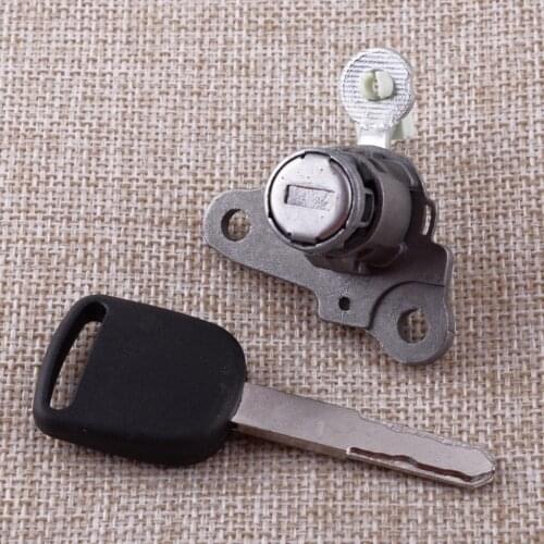 Car Left Door Lock Cylinder Key Set Anti-theif Fit for Honda Fit Jazz 2003 2004 2005 2006 2007 2008 Accessories