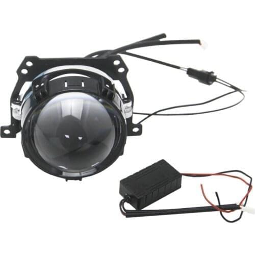 Bedehon Bi-Led Projector Lens 2 PCS 2.5 Inch LHD RHD Hi Lo Beam Car Motorcycle Glass Lens Xenon Headlight For Ford Focus 2