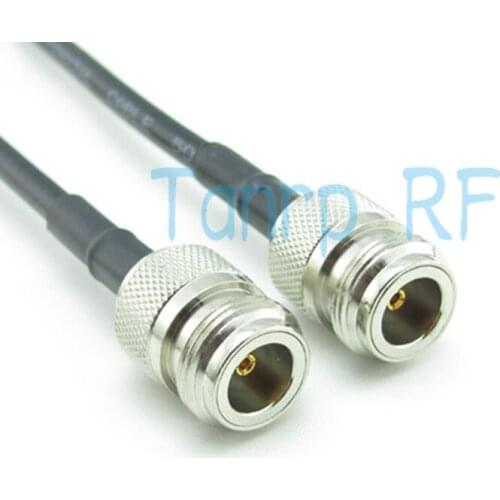 Freeshipping! 3FEET N female jack to N female jack 100CM RF Pigtail coaxial jumper cable RG58 Wholesale Promotion