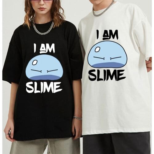 That Time I Got Reincarnated As A Slime Fashion 100% Cotton T-shirt Men Summer Short Sleeve Tshirt Casual Streetwear T Shirt