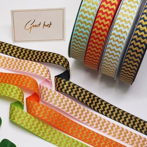 Foil Ribbon Free shipping 7/8" 50 yards printed grosgrain ribbon J2201613