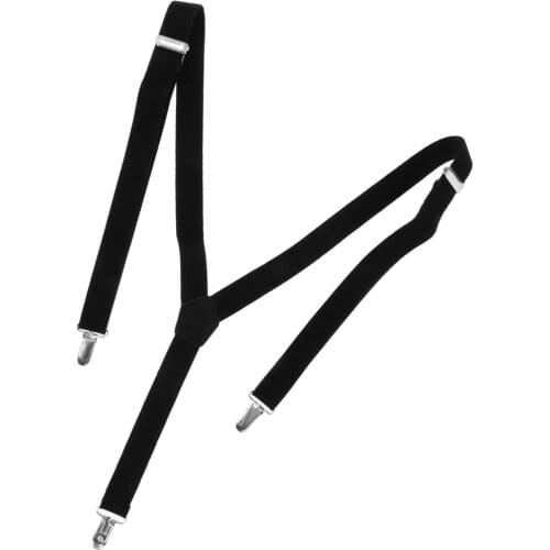 Mens Y-Back Suspenders Adjustable Elastic 3 Clip Casual Formal Pants Braces