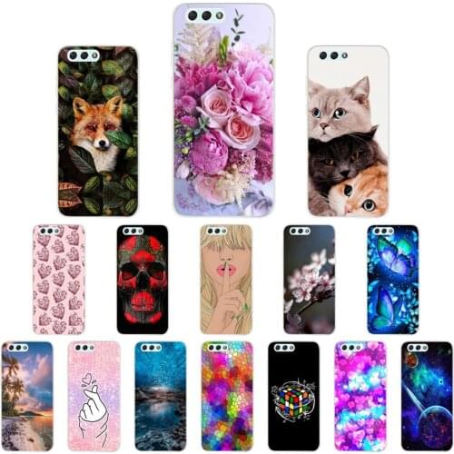 Soft Silicone Phone Case For Asus Zenfone 4 ZE554KL TPU Flower Pattern Cover Shell For Asus ZE554KL Back Cover Funda Coque 5.5