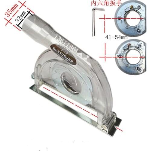 5 inch/125 mm Universal Dust Shroud Kit Dry Cutting Cover Tool For Angle Grinder