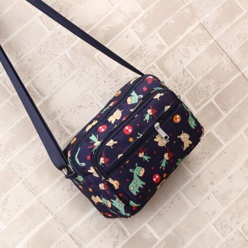 2021 Summer New Womens Crossbody Bags New Middle-aged and Elderly Nylon Cloth Messenger Bag Manufacturers Ladies Shoulder Bags