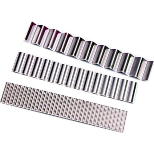 3Pcs/Set 11cm/3.4" Silver Stainless Steel Clay Cutter Pottery Flexible Wavy Blade Ceramic Tools DIY Craft Art Sculpting Tools