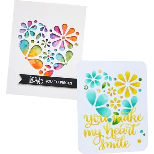 Heart Flower Floral 2018 New Cutting Dies Punch Knife for Scrapbooking Dies Metal Embossing Stamps and die for Card Making DIY