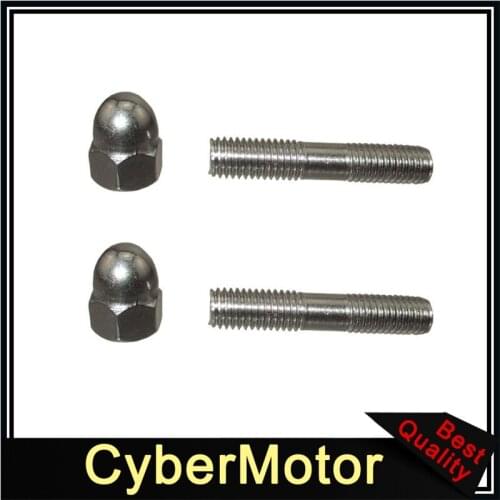 M6 x 35mm Exhaust Stud Domed Nut For Pit Dirt Bike ATV Quad Go Kart