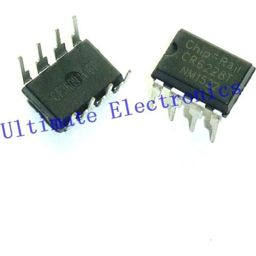 10pcs/lot CR6228 CR6228T DIP8 Current Mode PWM Power Switch DIP-8