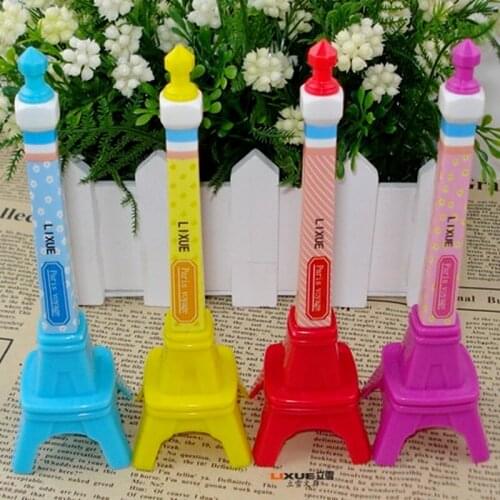 20 Pcs Creative Ballpoint Pen Eiffel Tower Styled Ball Pens Pylon Ballpoint Pen For Writing Stationery Wholesale