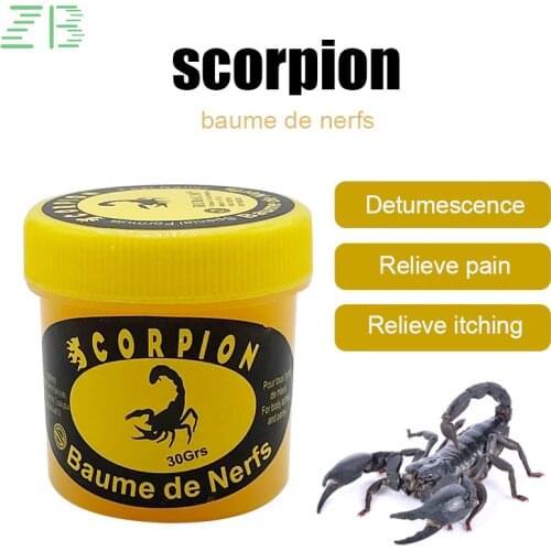 30Gram/Box Scorpion Venom Medical Plaster Powerful Pain Relief From Joint Back Knee Rheumatism Arthritis Balm Health Care