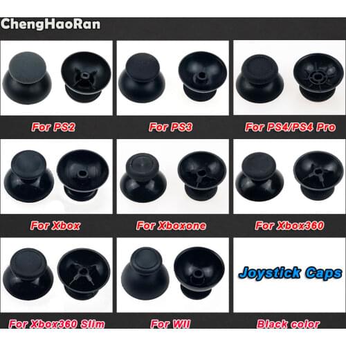 ChengHaoRan 2pcs Analog Joystick thumb Stick grip Cap for Sony PS2 PS3 PS4 Pro/Slim Xbox 360/One joypad Controller Thumbsticks