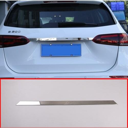 Stainless Steel Car Exterior Tail Door Decoration Strips Trim Car Accessories For Mercedes Benz B Class W247 B200 2020