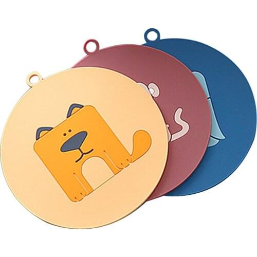 Round Table Placemat Cartoon Insulation Pads Anti-scald Heat-resistant Household Bowl Mats Kitchen Accessories Onderzetters