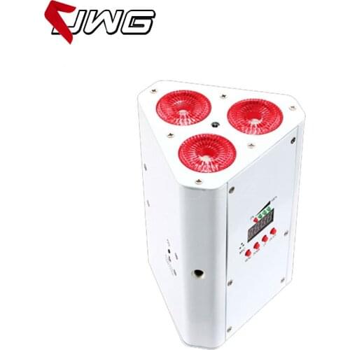 Hot Sale 3x18W RGBWAUV 6in1 LED DMX LED Stage Lighting, Battery Powered Party Mini Par Can Light Dj Equipment
