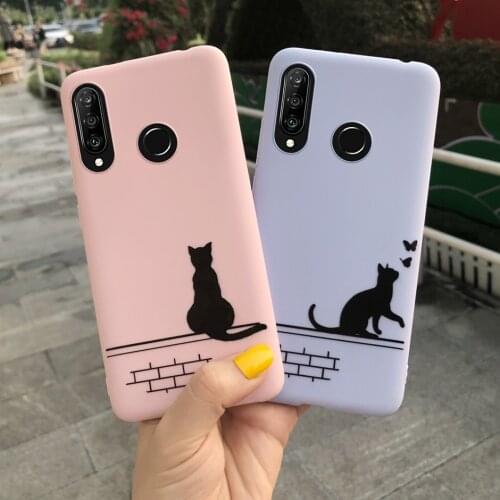 Cute Cartoon Silicone Case For Huawei Y9 Y7 Y6 Y5 Prime Pro 2019 2018 Cactus Cat Colorful Soft TPU Cover Phone Fundas Coque