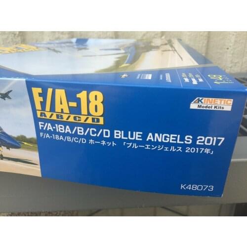 KINETIC # K48073 1/48th SCALE F/A18 A/B/C/D BLUE ANGELES 2017 MODEL KIT