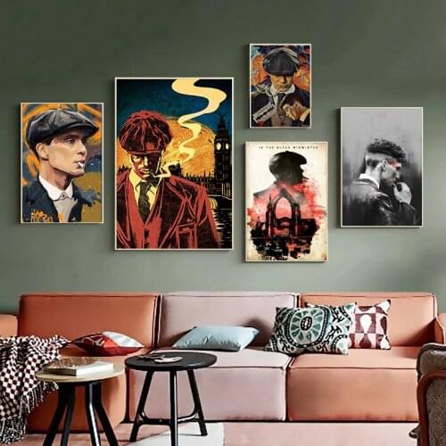 Peaky Blinders TV-Show Poster Painting on Canvas Modern Home Wall Art Decoration Mural Print Living Room Bedroom Decor Cuadros