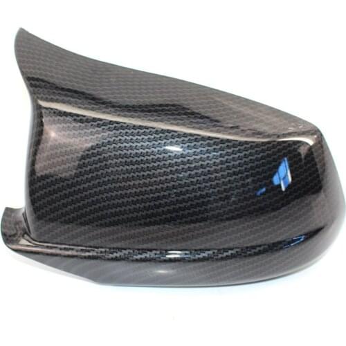 Horn mirror shell Rearview Mirror Caps Car Wing Mirror Cover Replacement For BMW 5-Series F10 F11 2014-2016 7 Series F01 F07 LCI