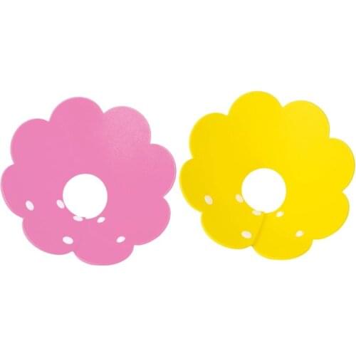 Flower Shaped Cat Recovery Collar Anti-Bite Anit-Scratch Elizabethan Collar Wound Healing Protective Cone for Kitten Puppy