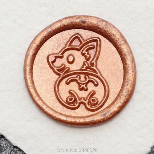 Corgi Seal Stamp, Dog lover seal stamp,Wax Seal Stamp Kit, Pets wedding invitation seals,gift packing Party seal