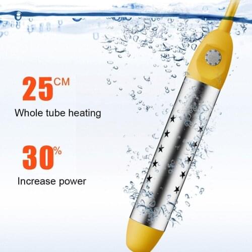 Floating Electric Water Heater Automatic Cut-Off Immersion Portable Bathroom Pool Heating Element Boiler Available C6F6