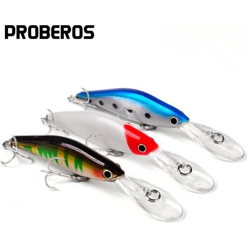 PROBEROS PROBEROS 5PCS Hard BaitS 10cm-7g Minnow Fishing Lures Artificial Crankbaits Floating Bass Baits Wobblers Topwater Isca