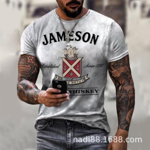 Prowow Men's T-shirts With Inscriptions