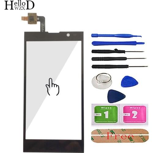 Mobile Touch Screen For Inew V3 Touch Screen Front Glass TouchScreen Sensor Digitizer Panel Tools 3M Glue