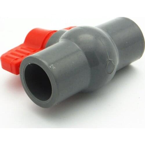 20mm ID PVC Ball Valve Coupler Adapter Water Connector For Garden Irrigation System
