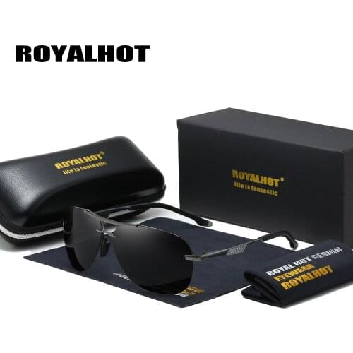 RoyalHot Men Women Polarized Alloy Oval Cool Frame Sunglasses Driving Sun Glasses Shades Oculos masculino Male 900139