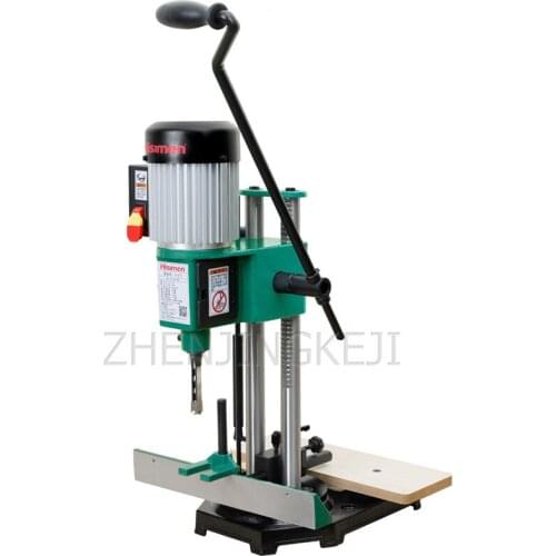 750W Can Turn Around Double Column Chisel Drill Machine Square Tenon Machine 220V/50HZ Tenoning Machine Drill Gouge Equipment