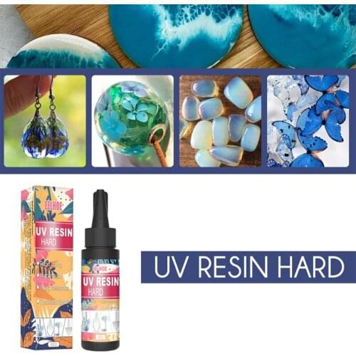 UV Resin 60g Crystal Clear Hard Type -Ultraviolet Fast Curing UV Epoxy Resin