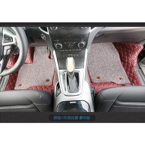 High Quality Wire Mats Special Car Floor Mats Custom Fit For Ford Edge 2015 Auto Accessories Car Styling Carpet Cover