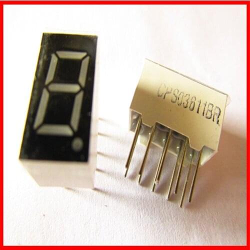 0.36 inch one-digit digital tube 1 digit brand new common anode super bright 0.36 inch