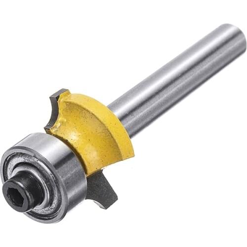 1/4" Shank Round Over Edging Router Bita 1/8" Radius Carbide Cutter Woodworking Milling Cutter