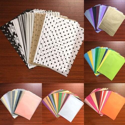 1Pack A5 Multi Purpose Bookmark Wrapping Papers DIY Craft Multicolor Tissue Paper Gift Wrapping