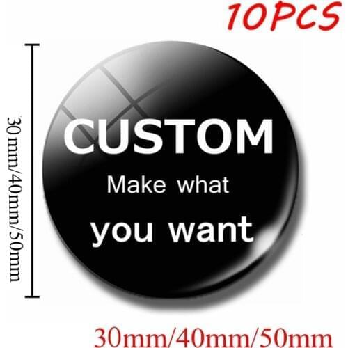 10Pcs Private Customized Fridge Magnet Glass Dome Customized Couple Baby Family Photo Personalized Birthday Valentines Day Gift