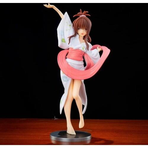 20CM Japan Anime Alter TO LOVE RU DARKNESS Yuuki Mikan LALA Satalin Deviluke Maid Ver. PVC Anime Action Figure Model Girls Doll