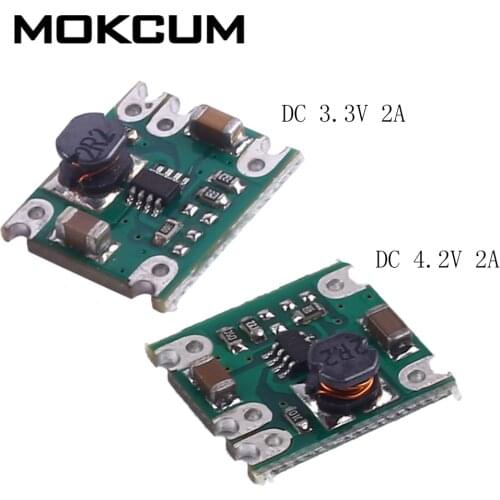 4pcs DC Step-down Module2A DC 3.7V-6V to DC 3.3V Boost Power Supply Module Voltage Converter Step-down DC-DC Power Module