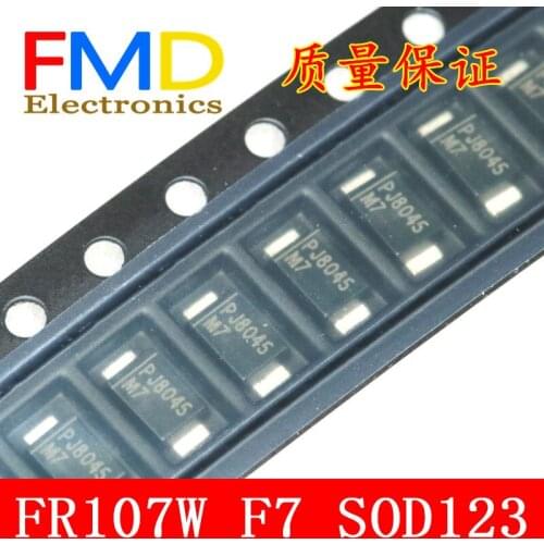Stable quality FR107W F7 SOD - 123 fl patch schottky rectifier diode F7 FR107W