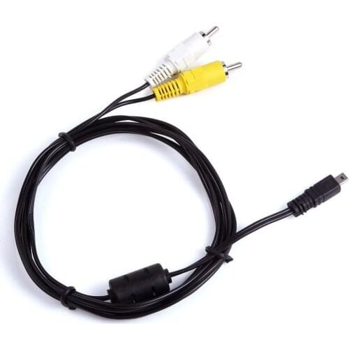 50pcs/lot Wholesale AV A/V Audio Video Cable Cord Lead for Nikon Coolpix Camera 2100 5900 8800 L10 P5100 L27 S5 S70 S600 D5000