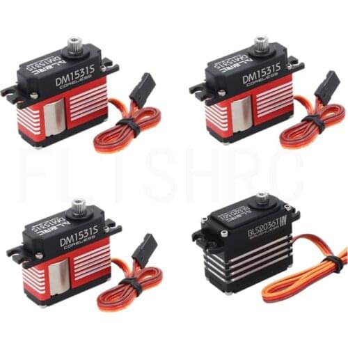 ALZRC-3Pieces DM1531S Servo &1 Piece BLS2036T Servo ALZRC 505 Helicopter Parts Digital Metal Servo