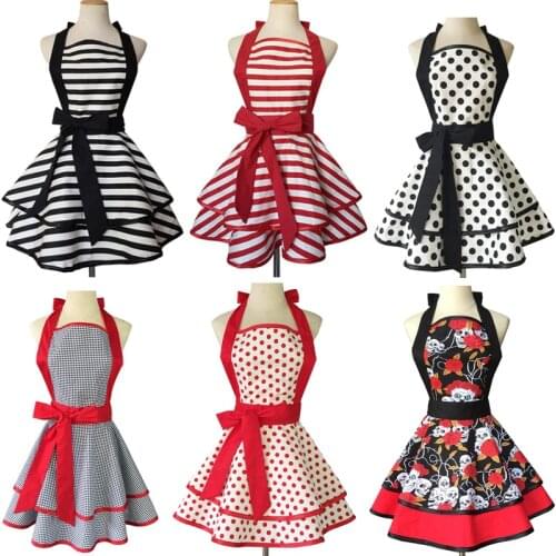 Lovely Apron Cute Large Swing Princess Apron kitchen Cooking Oilproof Aprons for Women Girls
