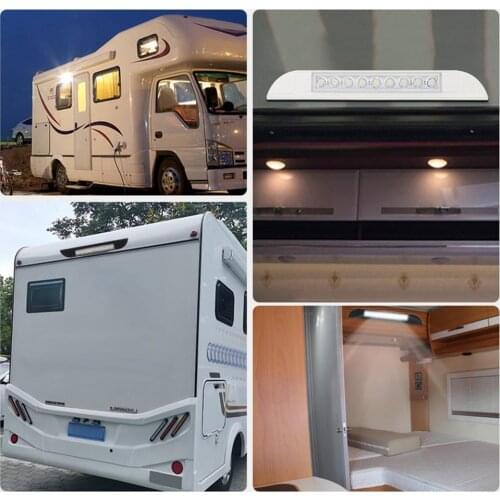 DC12-28V Waterproof IP67 RV Sunshade Bar Light Yacht Interior Modified LED Lamp High-Brightness High Temperature Resistance