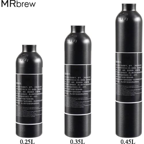 Soda water 0.6L Bottle Tank Cylinder with Valve TR21*4 High Compressed Bottle with Refill Soda Adapter W21.8-14 or CGA 320