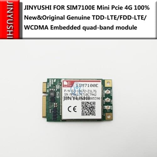 JINYUSHI FOR SIMCOM SIM7100E Mini Pcie 4G 100% New&Original Genuine no fake TDD-LTE/FDD-LTE/WCDMA Embedded quad-band module