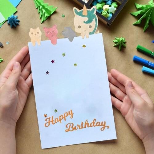 Cartoon Book Page Card Metal Cutting Dies Stencil For Scrapbooking Photo Paper Cards Crafts Handmade New 2019 Die Cut Embossing